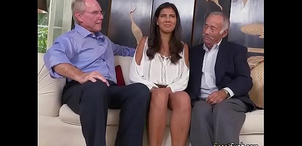  Teen Victoria Valencia Gets Groped By Pervy Old Men